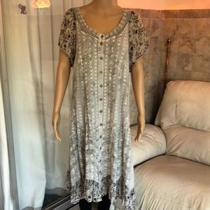 European Casual Dress with beautiful detail